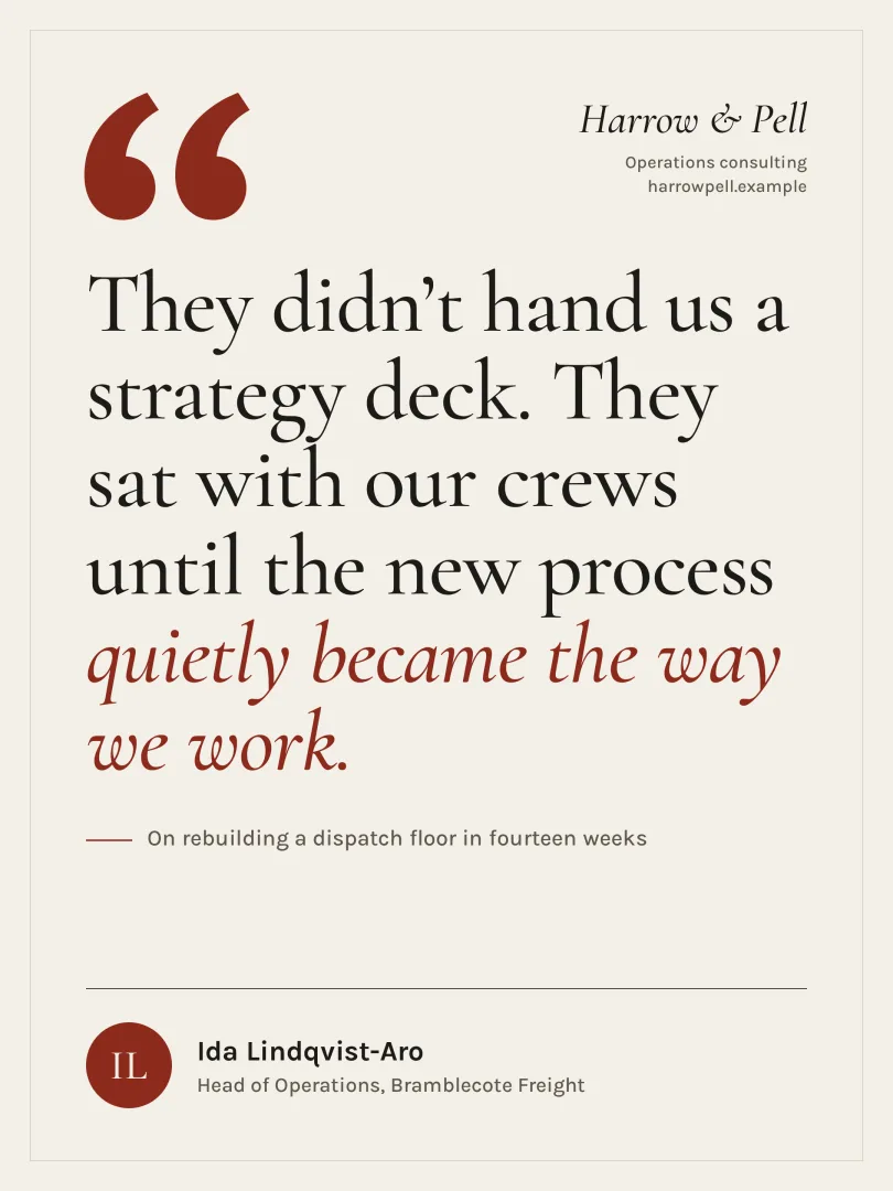 Tall Quote