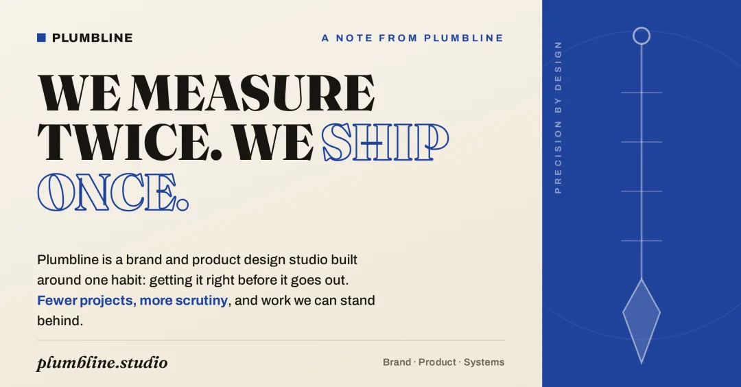 An editorial studio announcement